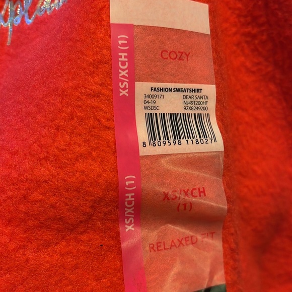 NEW No Boundaries Junior Fashion Pull Over Sweat Shirt - Picture 5 of 11